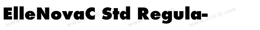 ElleNovaC Std Regula字体转换